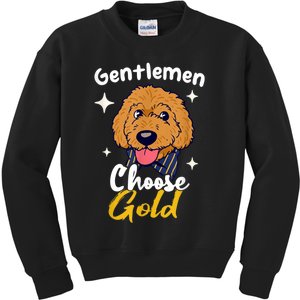 Goldendoodle Dood Funny Doodle Dog Golden Doodle Kids Sweatshirt