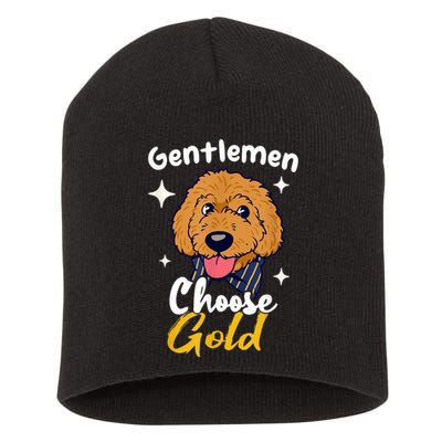 Goldendoodle Dood Funny Doodle Dog Golden Doodle Short Acrylic Beanie