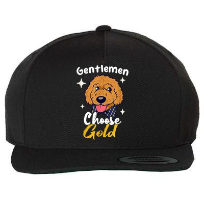 Goldendoodle Dood Funny Doodle Dog Golden Doodle Wool Snapback Cap