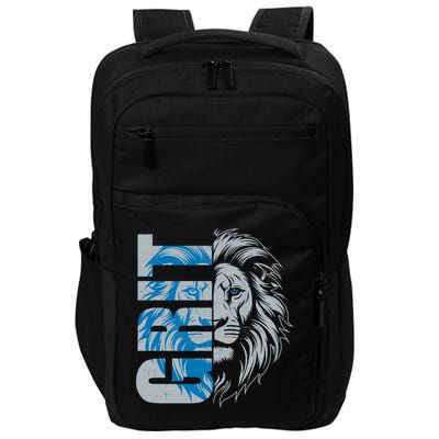 Grit Detroit Football Sports Fan Impact Tech Backpack
