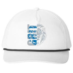 Grit Detroit Football Sports Fan Snapback Five-Panel Rope Hat