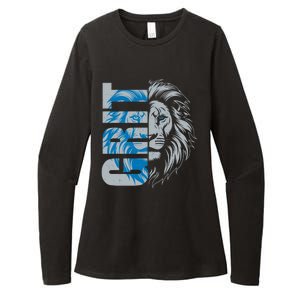 Grit Detroit Football Sports Fan Womens CVC Long Sleeve Shirt