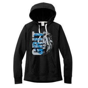 Grit Detroit Football Sports Fan Women's Fleece Hoodie