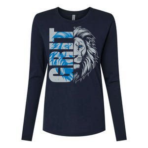 Grit Detroit Football Sports Fan Womens Cotton Relaxed Long Sleeve T-Shirt