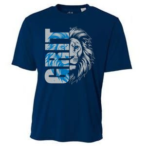 Grit Detroit Football Sports Fan Cooling Performance Crew T-Shirt