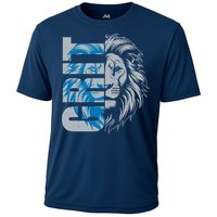 Grit Detroit Football Sports Fan Cooling Performance Crew T-Shirt