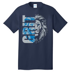 Grit Detroit Football Sports Fan Tall T-Shirt