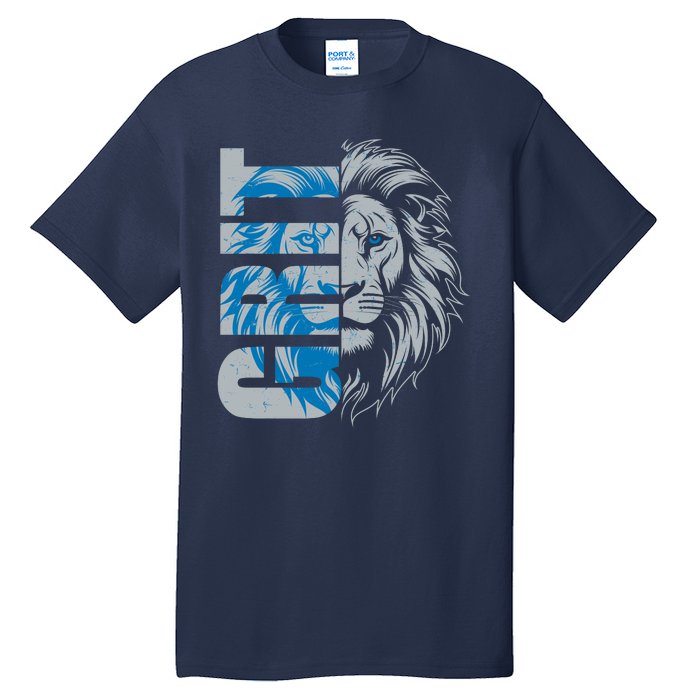 Grit Detroit Football Sports Fan Tall T-Shirt