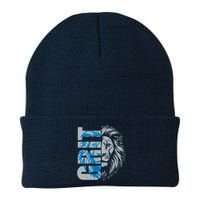 Grit Detroit Football Sports Fan Knit Cap Winter Beanie