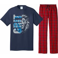 Grit Detroit Football Sports Fan Pajama Set