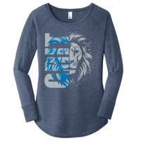 Grit Detroit Football Sports Fan Women's Perfect Tri Tunic Long Sleeve Shirt