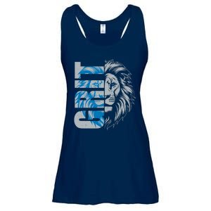 Grit Detroit Football Sports Fan Ladies Essential Flowy Tank