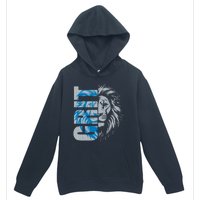 Grit Detroit Football Sports Fan Urban Pullover Hoodie