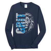 Grit Detroit Football Sports Fan Tall Long Sleeve T-Shirt