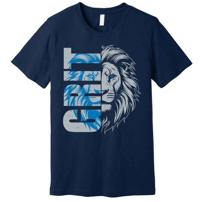 Grit Detroit Football Sports Fan Premium T-Shirt