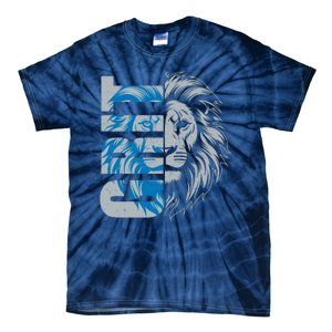 Grit Detroit Football Sports Fan Tie-Dye T-Shirt