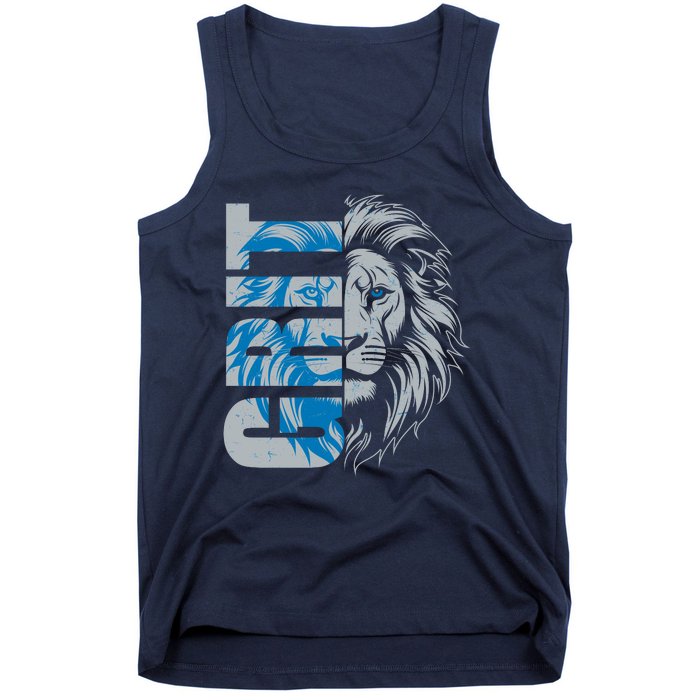 Grit Detroit Football Sports Fan Tank Top