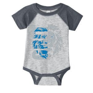 Grit Detroit Football Sports Fan Infant Baby Jersey Bodysuit