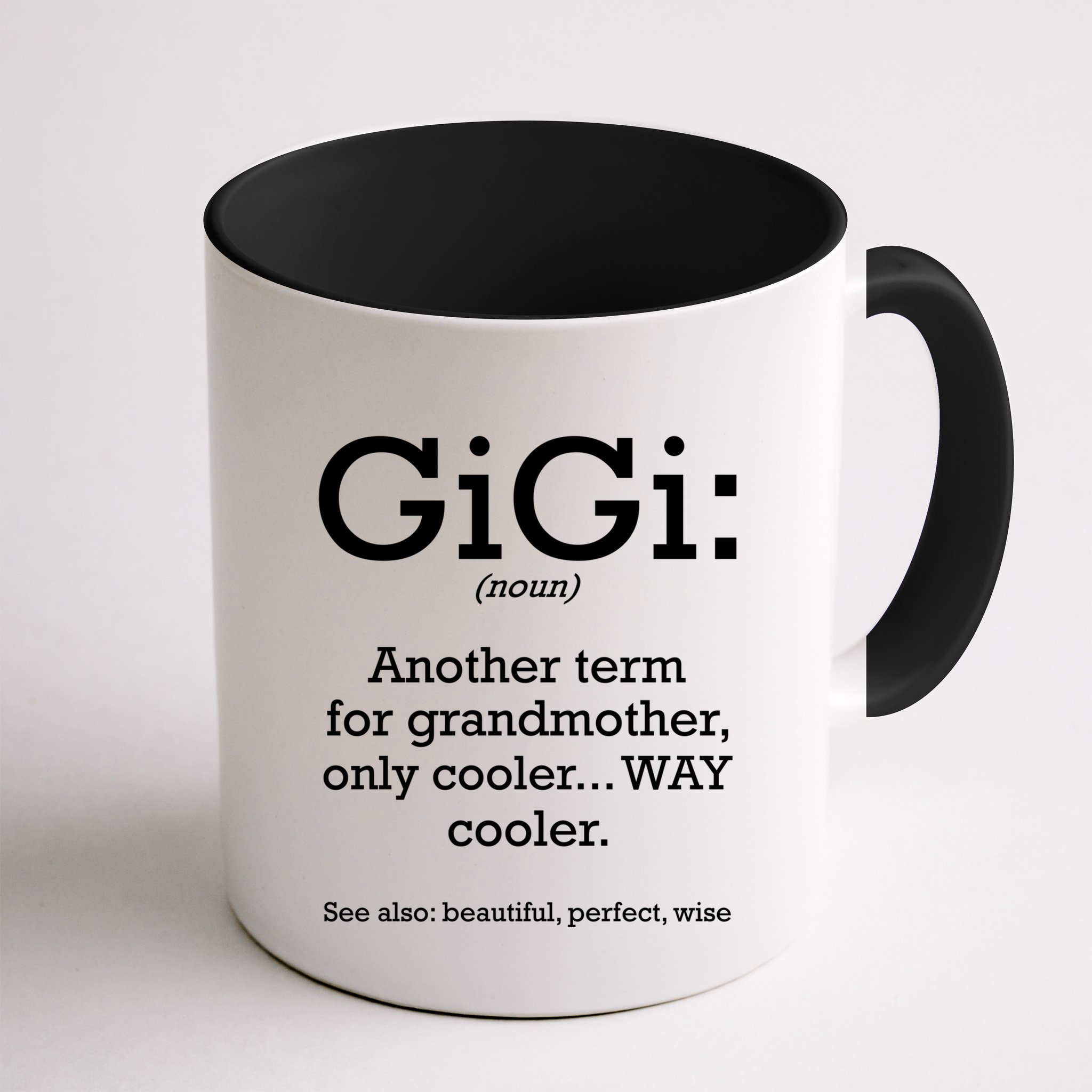Gigi Definition Funny Family Grandmother Quotes Sayings Gift Mug