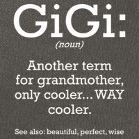 Gigi Definition Funny Family Grandmother Quotes Sayings Gift Cotton Canvas Backpack