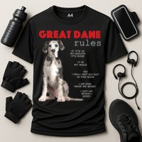 Great Dane Funny Great Dane Lover Cooling Performance Crew T-Shirt