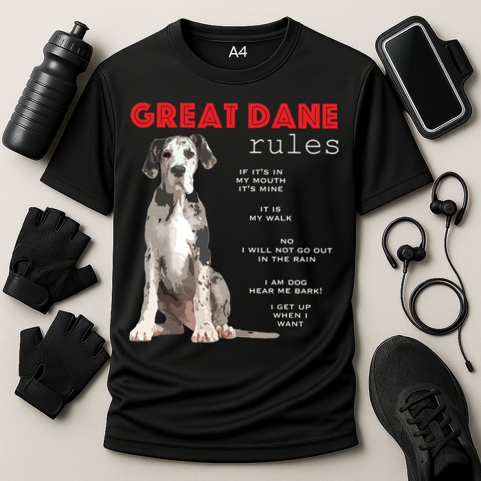 Great Dane Funny Great Dane Lover Cooling Performance Crew T-Shirt