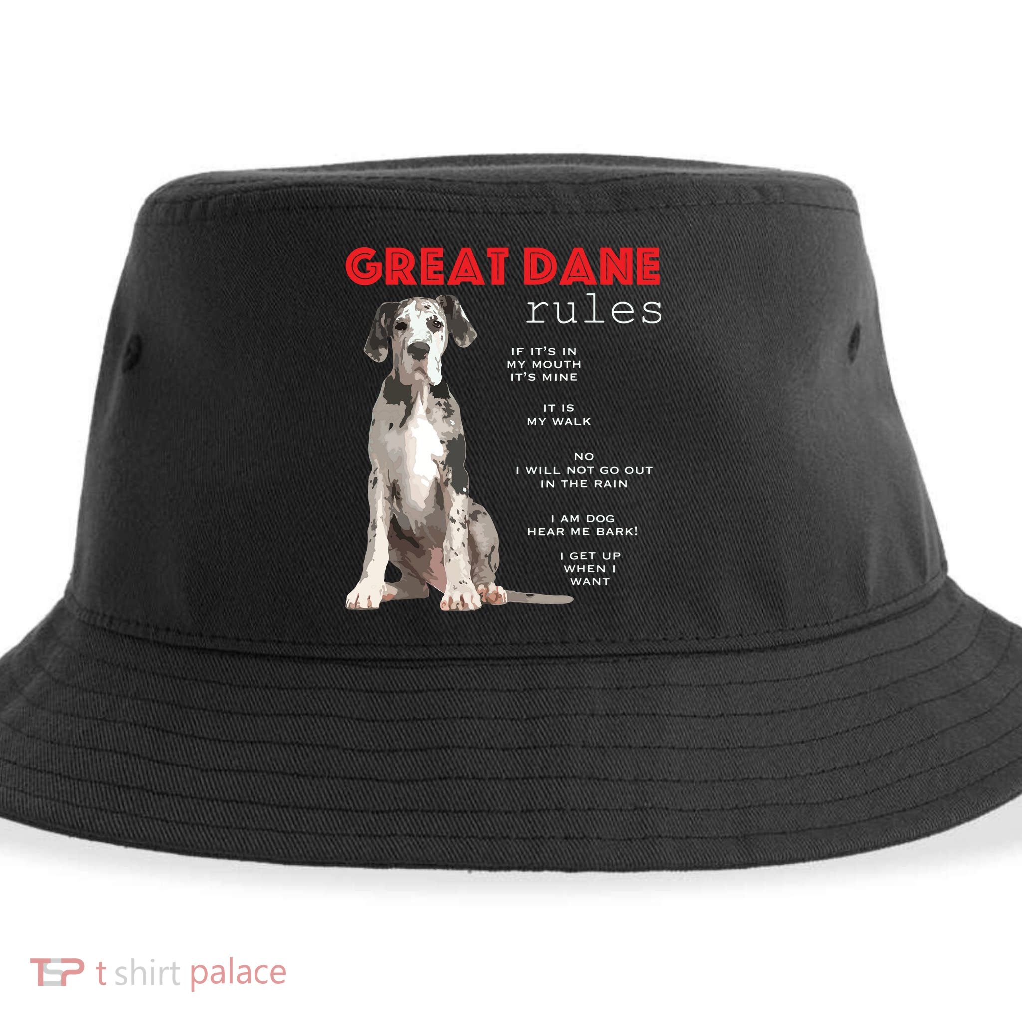 Great Dane Funny Great Dane Lover Sustainable Bucket Hat