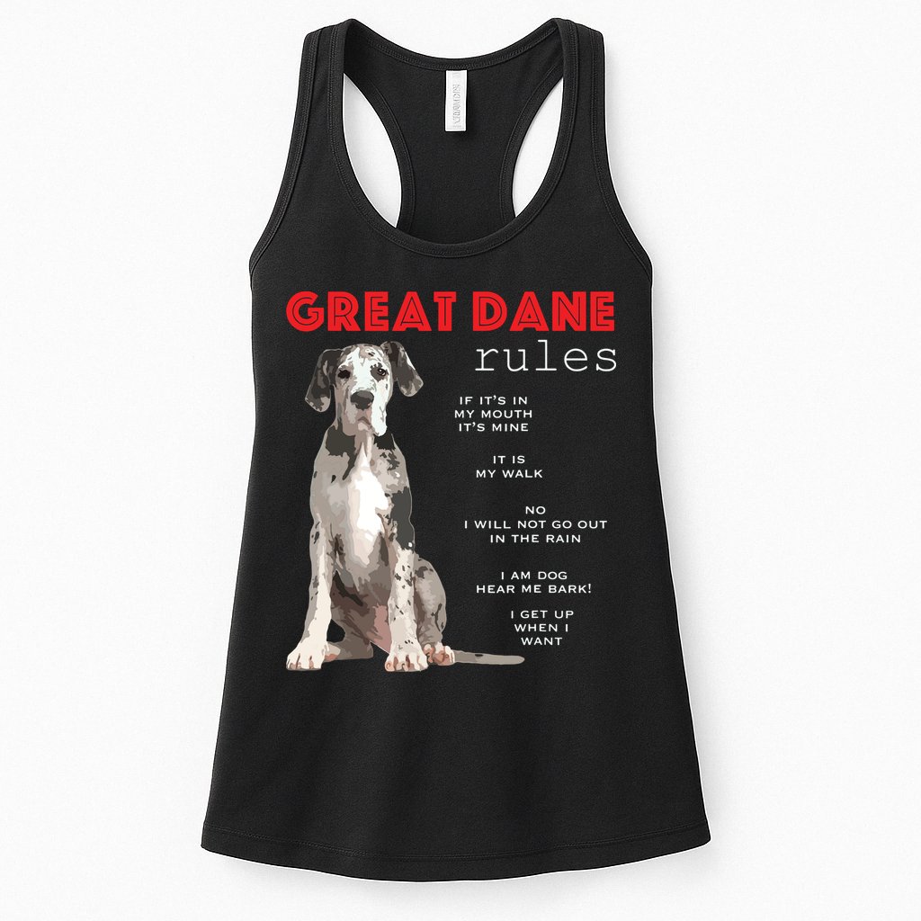 Great Dane Funny Great Dane Lover Womens Tank Top