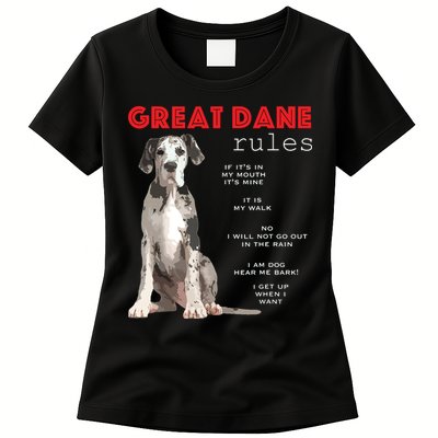 Great Dane Funny Great Dane Lover Womens T-Shirt
