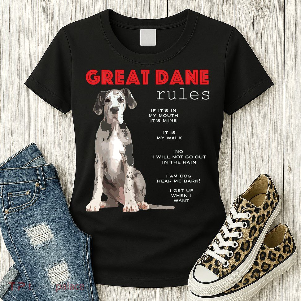 Great Dane Funny Great Dane Lover Womens T-Shirt