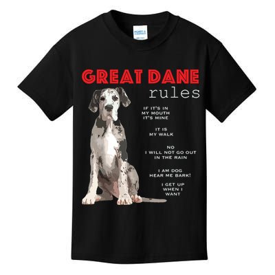Great Dane Funny Great Dane Lover Kids T-Shirt