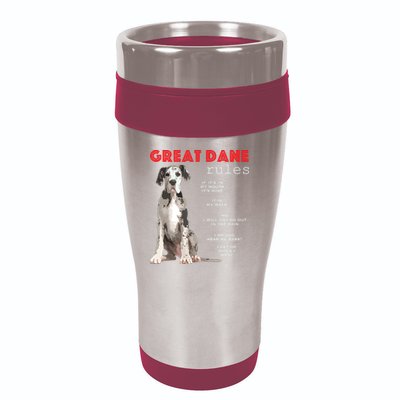 Great Dane Funny Great Dane Lover 16oz Travel Tumbler