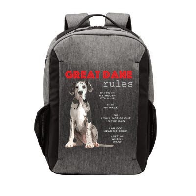 Great Dane Funny Great Dane Lover Vector Backpack