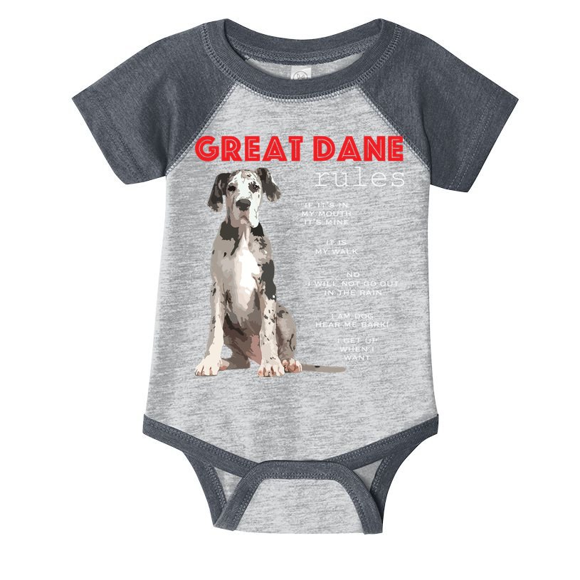 Great Dane Funny Great Dane Lover Infant Baby Jersey Bodysuit