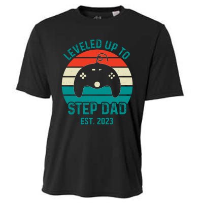 Gamer Dad Fathers Day Step Dad Cooling Performance Crew T-Shirt