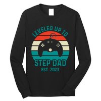 Gamer Dad Fathers Day Step Dad Long Sleeve Shirt