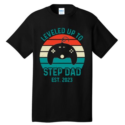 Gamer Dad Fathers Day Step Dad Tall T-Shirt