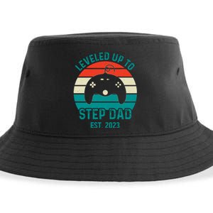 Gamer Dad Fathers Day Step Dad Sustainable Bucket Hat