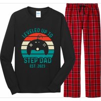 Gamer Dad Fathers Day Step Dad Long Sleeve Pajama Set