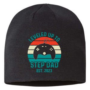 Gamer Dad Fathers Day Step Dad Sustainable Beanie