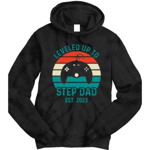 Gamer Dad Fathers Day Step Dad Tie Dye Hoodie