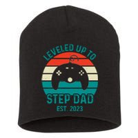 Gamer Dad Fathers Day Step Dad Short Acrylic Beanie