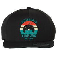 Gamer Dad Fathers Day Step Dad Wool Snapback Cap