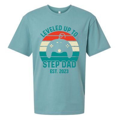 Gamer Dad Fathers Day Step Dad Sueded Cloud Jersey T-Shirt