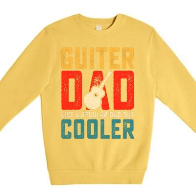 Guitar Dad Father's Day T Premium Crewneck Sweatshirt