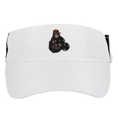 Gorilla Dumbbell Fitness Workout Gym For Lover Bodybuilding Adult Drive Performance Visor