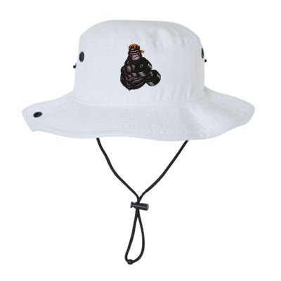 Gorilla Dumbbell Fitness Workout Gym For Lover Bodybuilding Legacy Cool Fit Booney Bucket Hat