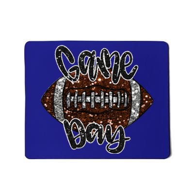 Game Day Football Bling Bling Football Lover Fall Autumn Mousepad