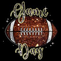 Game Day Football Bling Bling Football Lover Fall Autumn Cooling Performance Crew T-Shirt