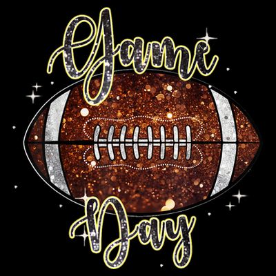 Game Day Football Bling Bling Football Lover Fall Autumn T-Shirt